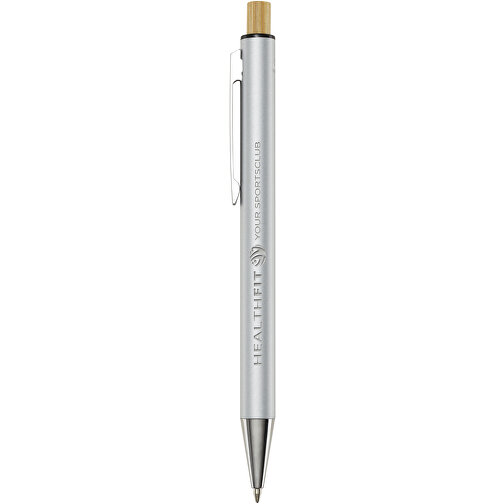 Cyrus Kugelschreiber Aus Recyceltem Aluminium , silber, Recycled Aluminium, 13,90cm (Länge), Bild 2