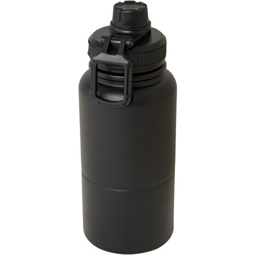 Dupeca 840 Ml RCS-zertifizierte Isolierflasche Aus Edelstahl , schwarz, RCS certified recycled stainless steel, Recycelter PP Kunststoff, 9,60cm x 23,15cm x 9,60cm (Länge x Höhe x Breite), Bild 1