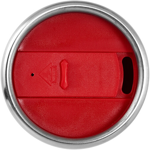 Elwood 410 Ml RCS-zertifizierter Isolierbecher Aus Recyceltem Edelstahl , rot, Recycled stainless steel, Recycelter Kunststoff, 8,60cm x 17,90cm x 8,60cm (Länge x Höhe x Breite), Bild 3