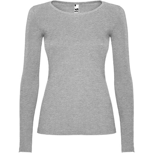 Extreme Langarmshirt Für Damen , marl grey, Single jersey Strick 85% Baumwolle, 15% Viskose, 160 g/m2, M, , Bild 1