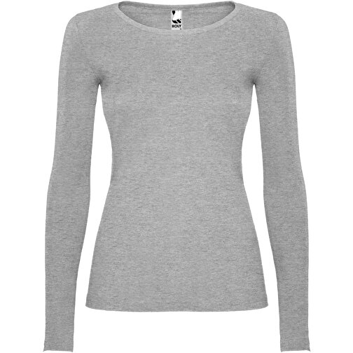 Extreme Langarmshirt Für Damen , marl grey, Single jersey Strick 100% Baumwolle, 160 g/m2, M, , Bild 1