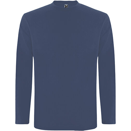 Extreme Langarmshirt Für Herren , blue denim, Single jersey Strick 100% Baumwolle, 160 g/m2, XL, , Bild 1
