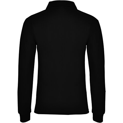 Estrella Langarm Poloshirt Für Damen , schwarz, Piqué Strick 100% Baumwolle, 220 g/m2, 3XL, , Bild 3