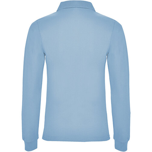 Estrella Langarm Poloshirt Für Damen , himmelblau, Piqué Strick 100% Baumwolle, 220 g/m2, 2XL, , Bild 3