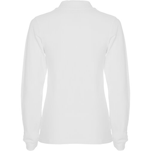 Estrella Langarm Poloshirt Für Damen , weiss, Piqué Strick 100% Baumwolle, 220 g/m2, 2XL, , Bild 3