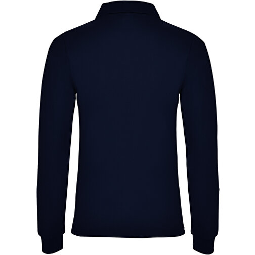 Estrella Langarm Poloshirt Für Damen , navy blue, Piqué Strick 100% Baumwolle, 220 g/m2, 3XL, , Bild 3