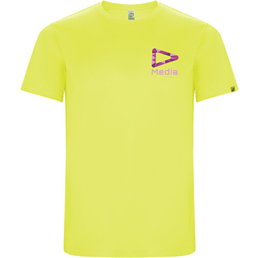 Imola Sport T-Shirt Für Herren , fluor yellow, Interlock Strick 50% Recyceltes Polyester, 50% Polyester, 135 g/m2, 3XL, , Bild 2