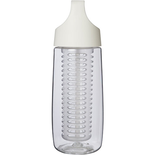 Bidón deportivo en plástico reciclado de 700 ml con tapa Flip e infusor 'HydroFruit', Imagen 4