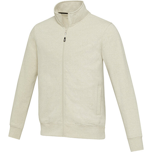 Galena Sweatjacke Aus Recyceltem Material Unisex , oatmeal, Strick 50% Recyclingbaumwolle, 50% Recyceltes Polyester, 320 g/m2, XL, , Bild 1