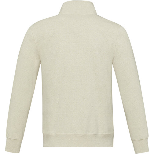 Maglione unisex in tessuto riciclato a cerniera intera Galena, Immagine 4