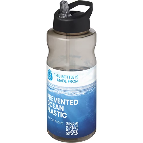 Bouteille de sport H2O Active® Eco Big Base de 1 litre avec couvercle à bec verseur, Image 2