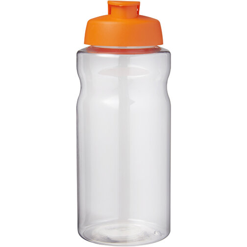 H2O Active® Big Base 1L Sportflasche Mit Klappdeckel , orange, PET Kunststoff, PP Kunststoff, 22,10cm (Höhe), Bild 3