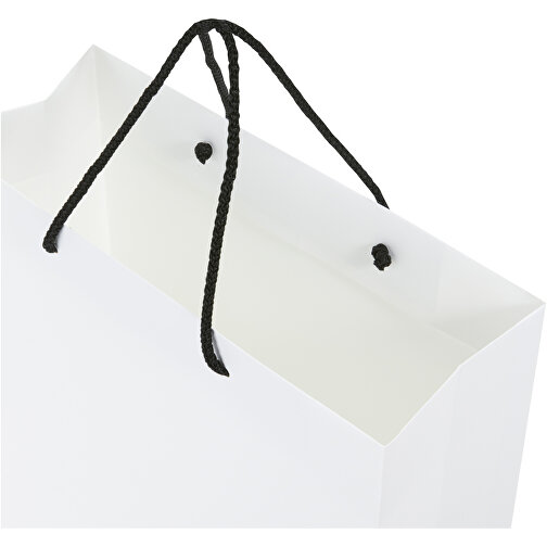 Bolsa de papel integra 170 g/m2 hecha a mano con asas de plástico, XL, Imagen 5