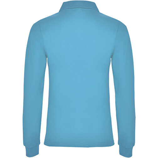 Estrella Langarm Poloshirt Für Damen , türkis, Piqué Strick 100% Baumwolle, 220 g/m2, M, , Bild 3