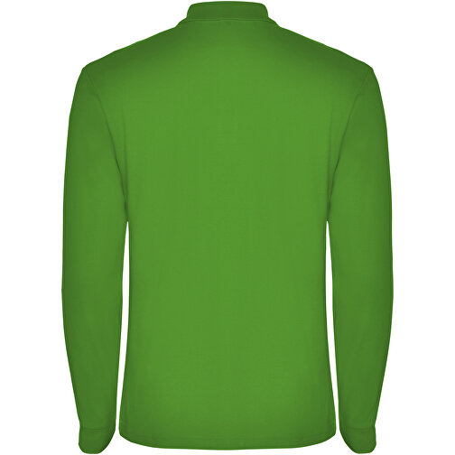 Estrella Langarm Poloshirt Für Herren , grass green, Piqué Strick 100% Baumwolle, 220 g/m2, L, , Bild 3