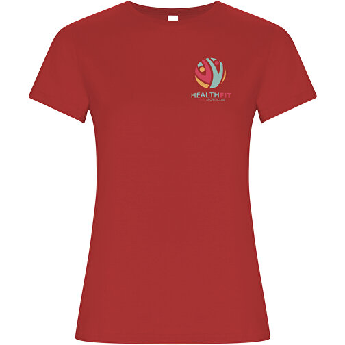 Golden T-Shirt Für Damen , rot, Single jersey Strick 100% Bio Baumwolle, 160 g/m2, XL, , Bild 2