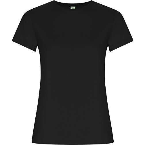 Golden T-Shirt Für Damen , schwarz, Single jersey Strick 100% Bio Baumwolle, 160 g/m2, L, , Bild 1