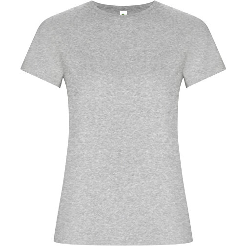 Golden T-Shirt Für Damen , marl grey, Single jersey Strick 85% Bio Baumwolle, 15% Viskose, 160 g/m2, L, , Bild 1