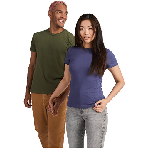 Jamaika T-Shirt Für Damen , dunkelgrün, Single jersey Strick 100% Baumwolle, 155 g/m2, 2XL, , Bild 6
