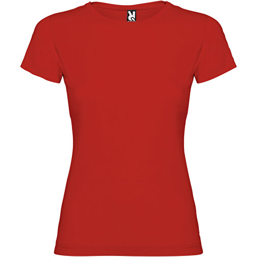 Jamaika T-Shirt Für Damen , rot, Single jersey Strick 100% Baumwolle, 155 g/m2, M, , Bild 1