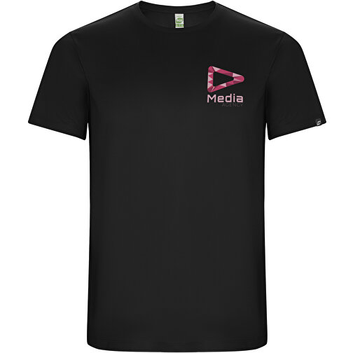 Imola Sport T-Shirt Für Herren , schwarz, Interlock Strick 47% Recyceltes Polyester, 53% Polyester, 135 g/m2, L, , Bild 2