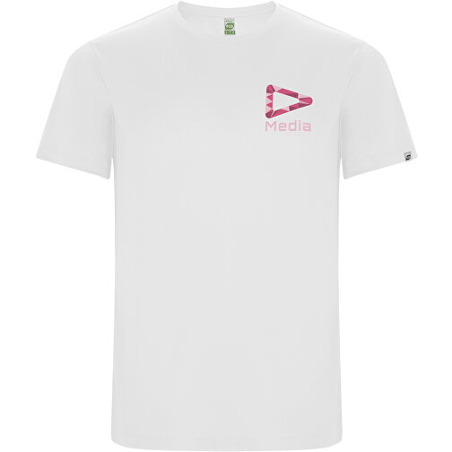 Imola Sport T-Shirt Für Herren , weiss, Interlock Strick 50% Recyceltes Polyester, 50% Polyester, 135 g/m2, S, , Bild 2