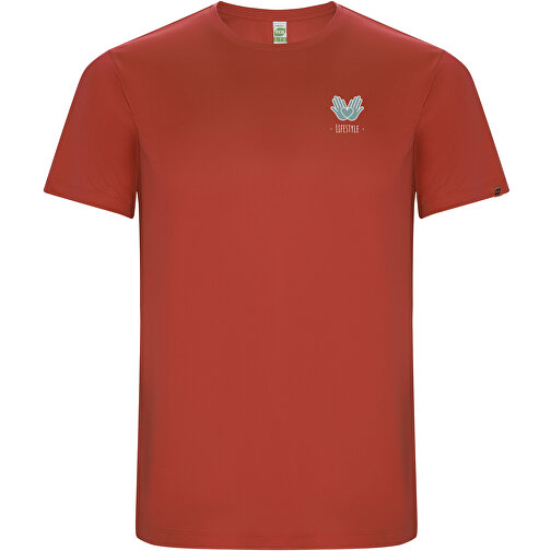 Imola Sport T-Shirt Für Kinder , rot, Interlock Strick 47% Recyceltes Polyester, 53% Polyester, 135 g/m2, 8, , Bild 2