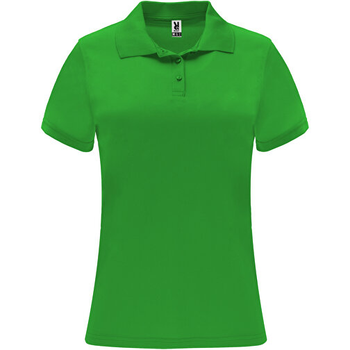 Monzha Sport Poloshirt Für Damen , green fern, Piqué Strick 100% Polyester, 150 g/m2, S, , Bild 1