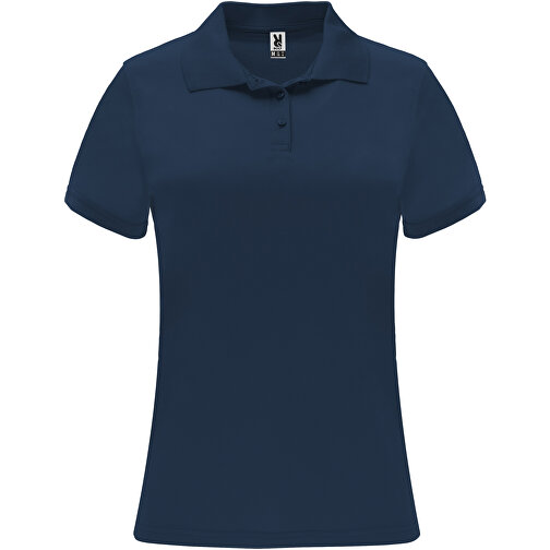 Monzha Sport Poloshirt Für Damen , navy blue, Piqué Strick 100% Polyester, 150 g/m2, 2XL, , Bild 1