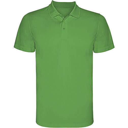 Monzha Sport Poloshirt Für Herren , green fern, Piqué Strick 100% Polyester, 150 g/m2, L, , Bild 1