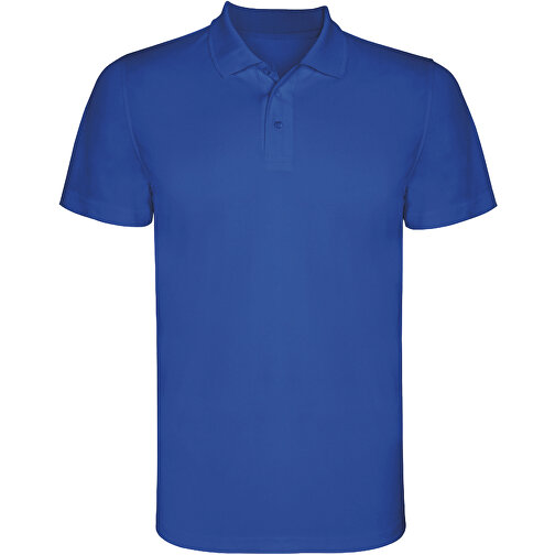 Monzha Sport Poloshirt Für Herren , royal, Piqué Strick 100% Polyester, 150 g/m2, XL, , Bild 1