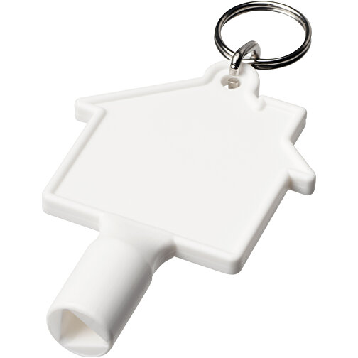 Porte-clés Maximilian pour clé utilitaire recyclée en forme de maison, Image 1