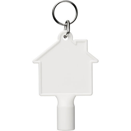 Porte-clés Maximilian pour clé utilitaire recyclée en forme de maison, Image 3