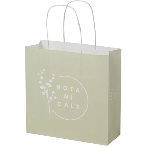 Sac en papier Kraft 120 g/m2avec poignées torsadées, petite taille, Image 1