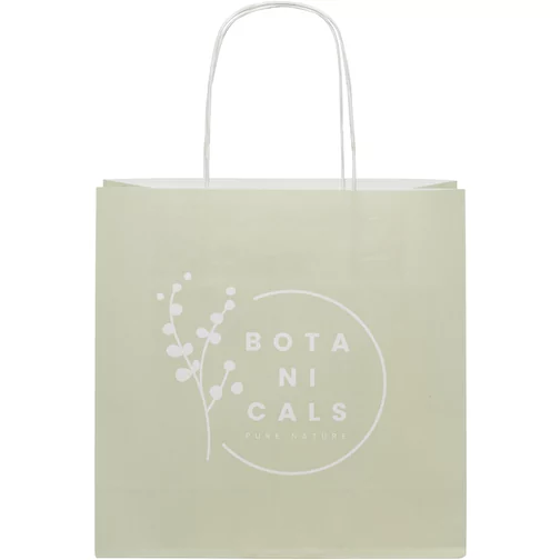 Sac en papier Kraft 120 g/m2avec poignées torsadées, petite taille, Image 2