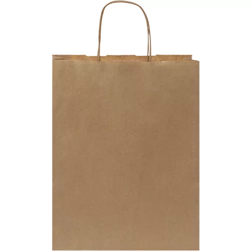 Sac en papier Kraft 80 g/m² avec poignées torsadées, taille moyenne, Image 2