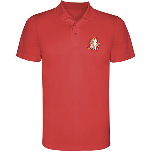 Polo deportivo de manga corta para hombre 'Monzha', Imagen 2