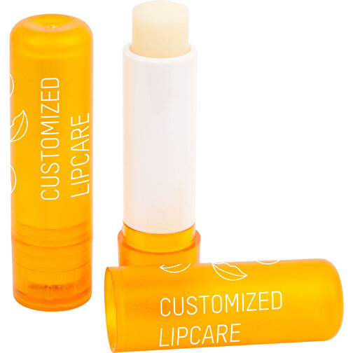 Lippenpflegestift 'Lipcare Original LSF 20' , gelb-orange, Kunststoff, 6,90cm (Höhe), Bild 1