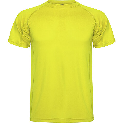 Montecarlo Sport T-Shirt Für Herren , fluor yellow, Piqué Strick 100% Polyester, 150 g/m2, L, , Bild 1