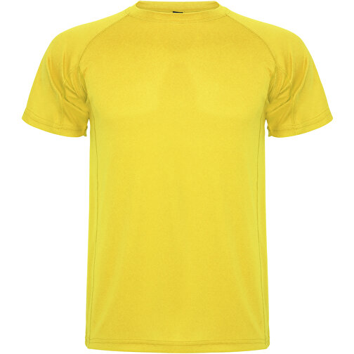 Montecarlo Sport T-Shirt Für Herren , gelb, Piqué Strick 100% Polyester, 150 g/m2, S, , Bild 1