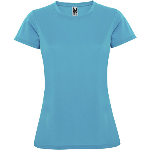 Montecarlo Sport T-Shirt Für Damen , türkis, Piqué Strick 100% Polyester, 150 g/m2, 2XL, , Bild 1