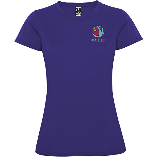 Montecarlo Sport T-Shirt Für Damen , mauve, Piqué Strick 100% Polyester, 150 g/m2, L, , Bild 2