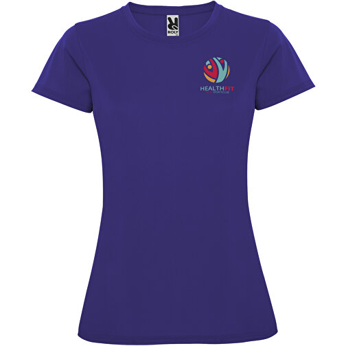 Montecarlo Sport T-Shirt Für Damen , mauve, Piqué Strick 100% Polyester, 150 g/m2, S, , Bild 2