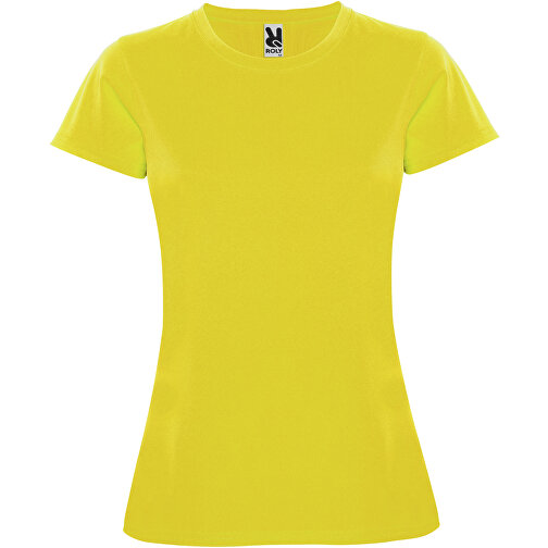 Montecarlo Sport T-Shirt Für Damen , gelb, Piqué Strick 100% Polyester, 150 g/m2, L, , Bild 1