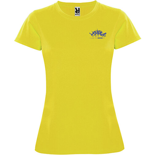 Montecarlo Sport T-Shirt Für Damen , gelb, Piqué Strick 100% Polyester, 150 g/m2, L, , Bild 2