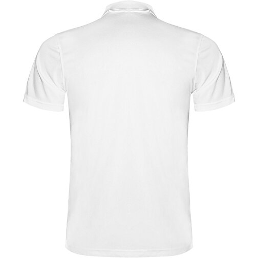 Monzha Sport Poloshirt Für Herren , weiss, Piqué Strick 100% Polyester, 150 g/m2, S, , Bild 3