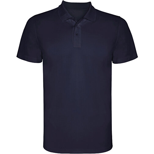 Monzha Sport Poloshirt Für Herren , navy blue, Piqué Strick 100% Polyester, 150 g/m2, S, , Bild 1