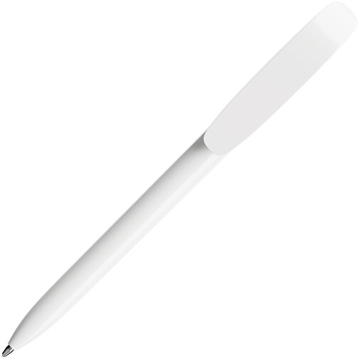 BIC® Super Clip Ecolutions® Kugelschreiber Digital , BiC, weiß, Kunststoff, 14,40cm x 1,20cm (Länge x Breite), Bild 2