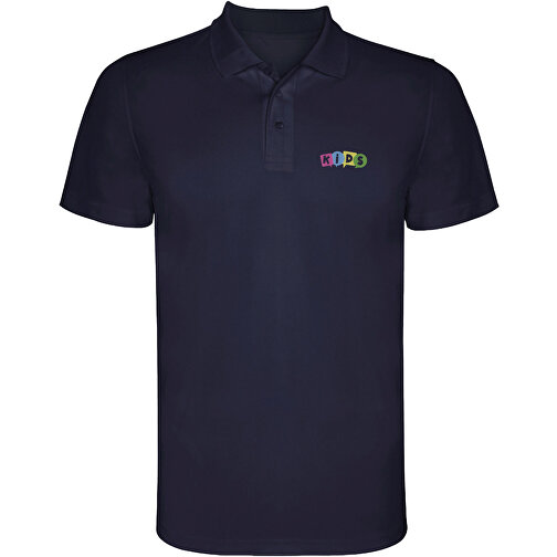 Monzha Sport Poloshirt Für Kinder , navy blue, Piqué Strick 100% Polyester, 150 g/m2, 4, , Bild 2