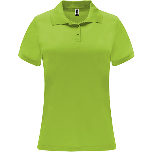 Monzha Sport Poloshirt Für Damen , lime / green lime, Piqué Strick 100% Polyester, 150 g/m2, 2XL, , Bild 1